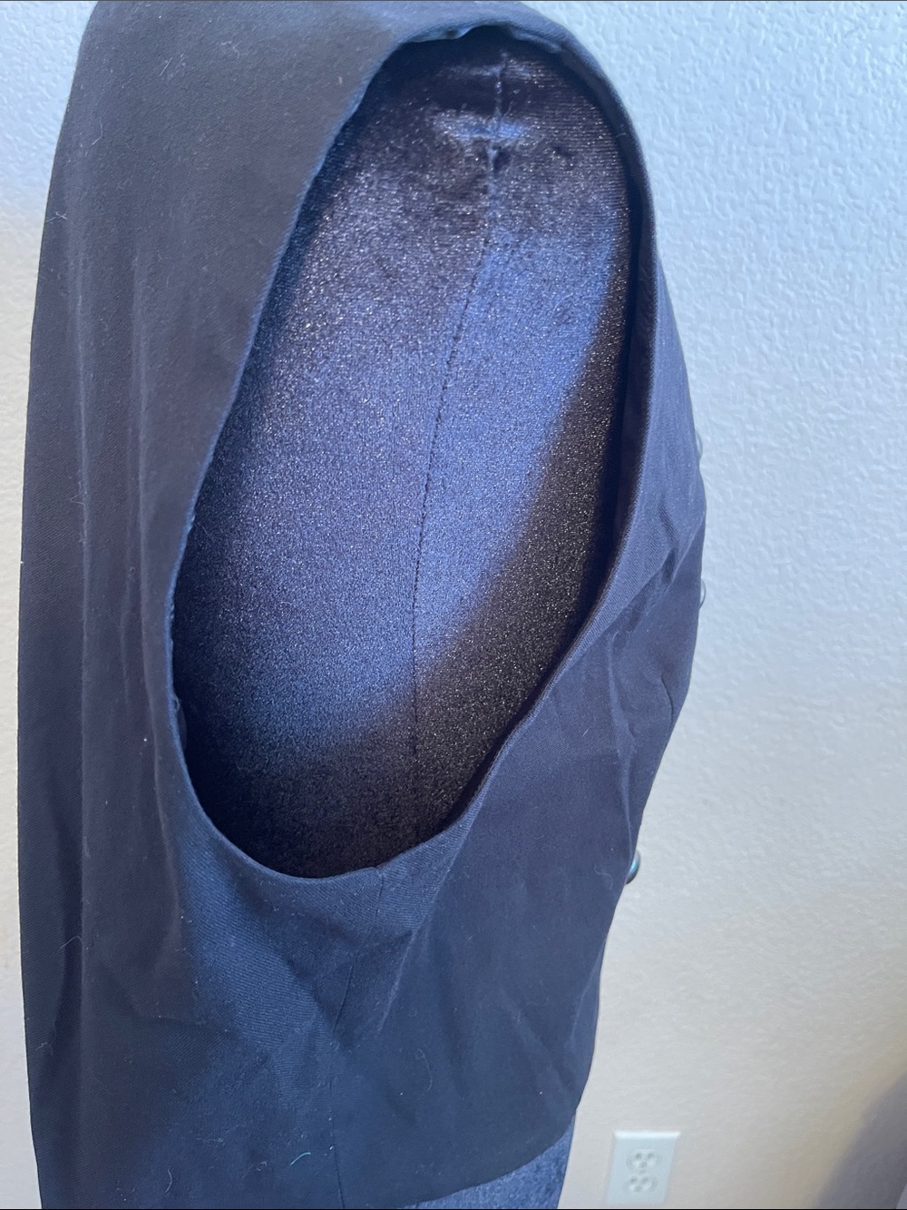 GO International Black Vest with Silver Braid Trim - Picture 4 of 4